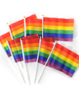 8pcs Rainbow Hand Signal Flag