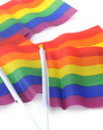 8pcs Rainbow Hand Signal Flag