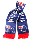 Australian Flag Scarf with fringing