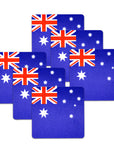 Australian Flag Coasters (6pcs)