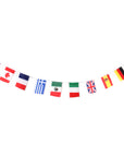 Around the World Rectangle Bunting Flag