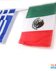 Around the World Rectangle Bunting Flag