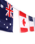 Around the World Rectangle Bunting Flag