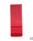 Red Polka Dot Patterned Cowboy Bandana