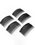 Black Tooth Hair Comb Clips (5pk)