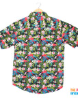Adult Hawaiian Shirt (Garden Flamingo)