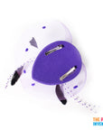 Purple Fascinator Hair Clip with Gems