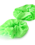 Fluro Green Hair Scrunchie (2pk)