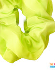 Fluro Yellow Hair Scrunchie (2pk)