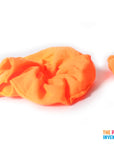 Fluro Orange Hair Scrunchie (2pk)