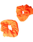 Fluro Orange Hair Scrunchie (2pk)