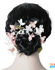 Flower Hair Piece (Pink & White)