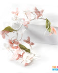 Flower Hair Piece (Pink & White)