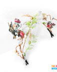 Deluxe Flower Hair Piece with Dragonfly