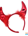 Devil Metallic Horns Headband