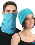 Light Blue Tube Bandana