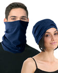 Navy Blue Tube Bandana