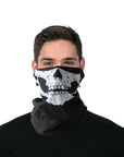Skull Mouth Black Tube Bandana