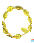 Gold Leaf Wreath Headpiece