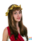 Gold Leaf Wreath Headpiece