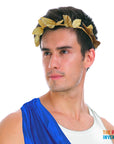 Gold Leaf Wreath Headpiece