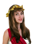 Gold Leaf Wreath Headpiece