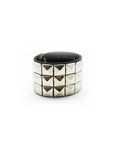 Punk Wristband with Square Studs