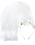 Floral Headband with Veil
