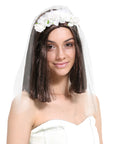 Floral Headband with Veil