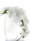 Floral Headband with Veil