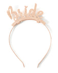 Bride Glitter Headband (Rose Gold)