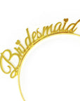 Gold Deluxe Bridesmaid Headband
