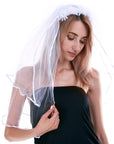 White Veil Headband