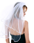 White Veil Headband
