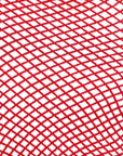 Red Fishnet Leggings