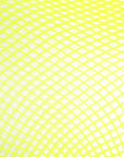 Yellow Fishnet Leggings