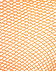 Orange Fishnet Leggings