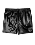 Black Metallic Shorts