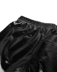 Black Metallic Shorts