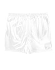 White Metallic Shorts
