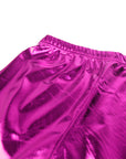 Hot Pink Metallic Shorts