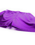 Purple Metallic Shorts