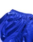 Blue Metallic Shorts