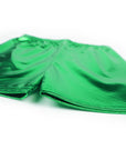 Green Metallic Shorts