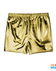 Gold Metallic Shorts