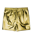 Gold Metallic Shorts