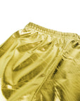 Gold Metallic Shorts
