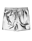 Silver Metallic Shorts