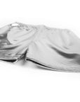 Silver Metallic Shorts