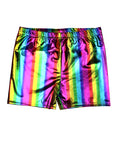 Rainbow Metallic Shorts